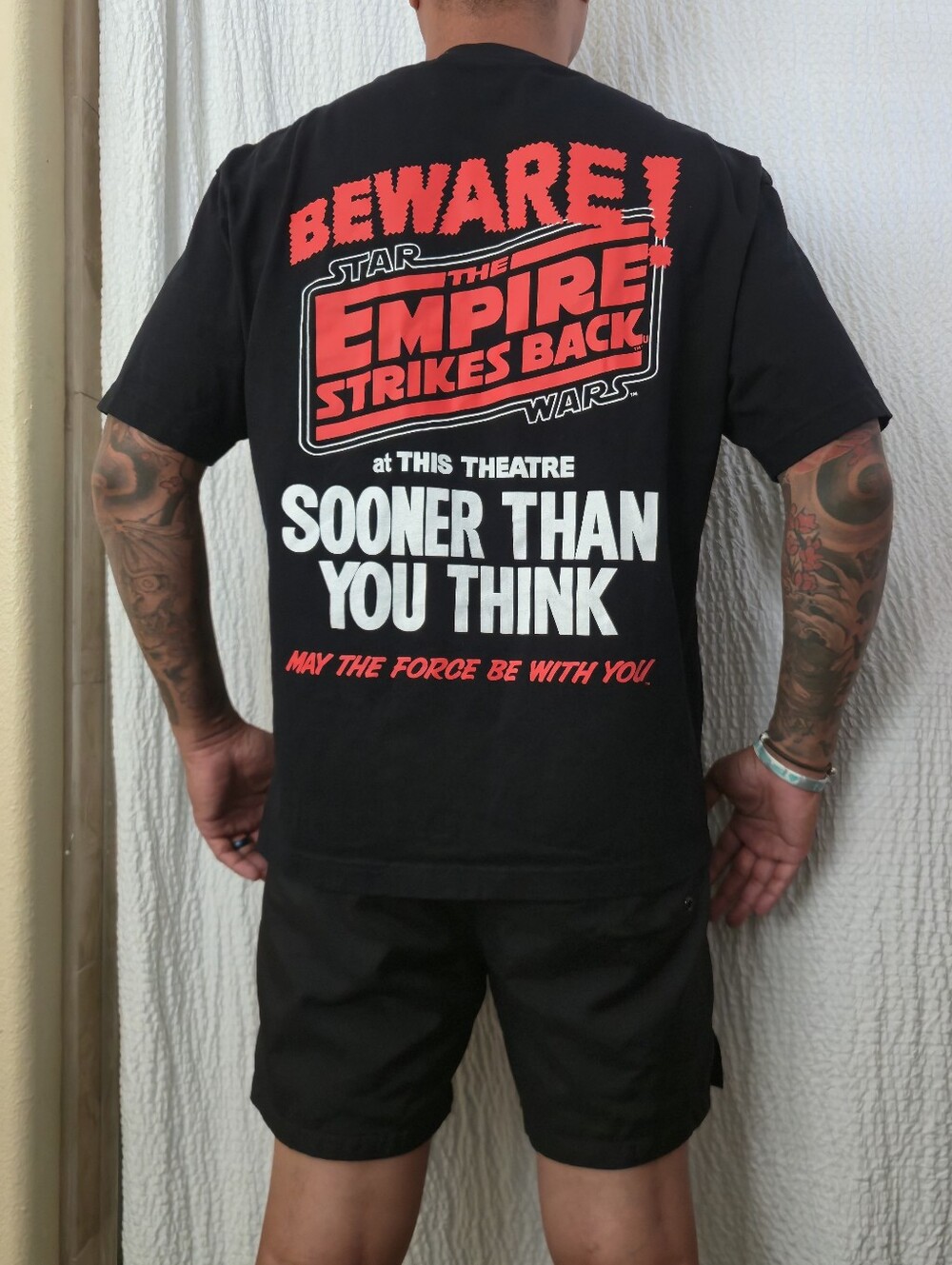 Uniqlo Star Wars Empire Strikes Back Darth Vader Shirt Medium